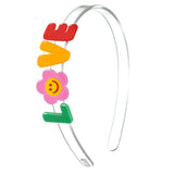 Lilies & Roses Love Word Vibrant Color Headband - hip-kid