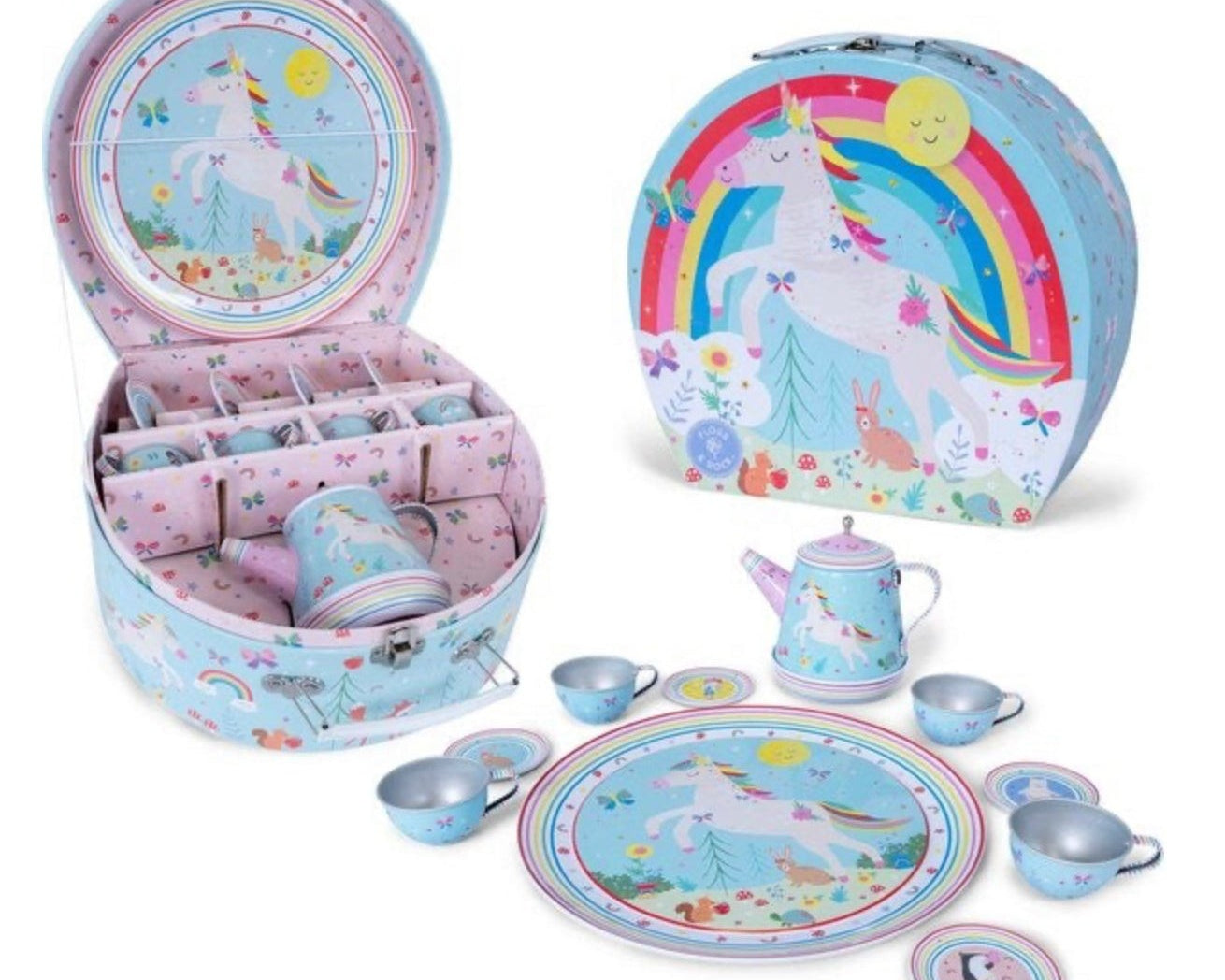 Floss & Rock Rainbow Fairy Musical 11pc Tea Set - hip-kid