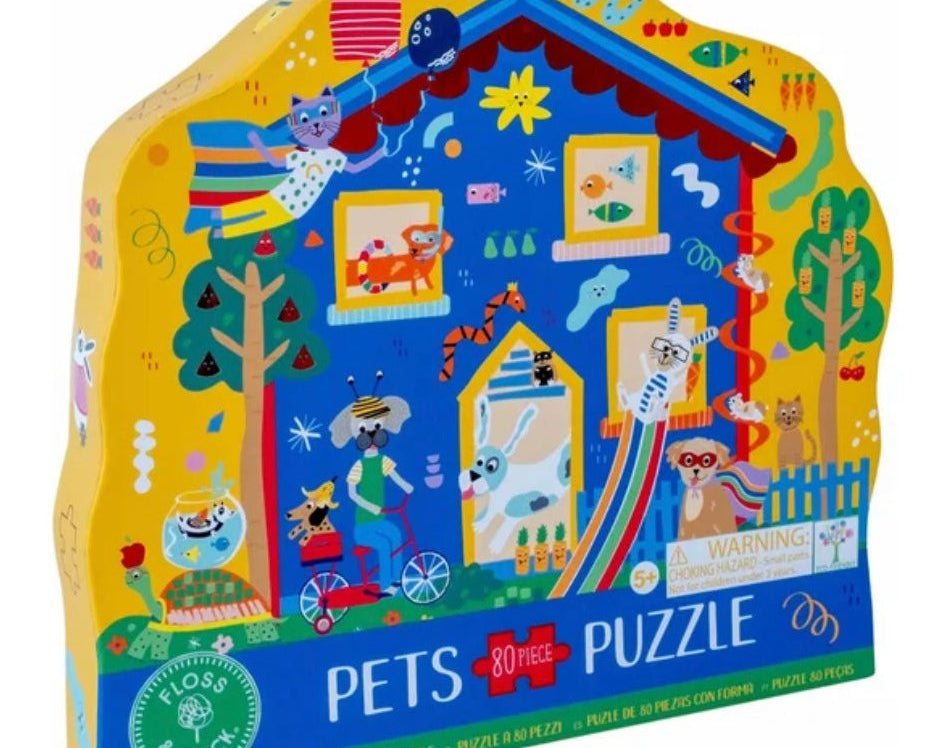 Floss & Rock 80pc Jigsaw Pets - hip-kid