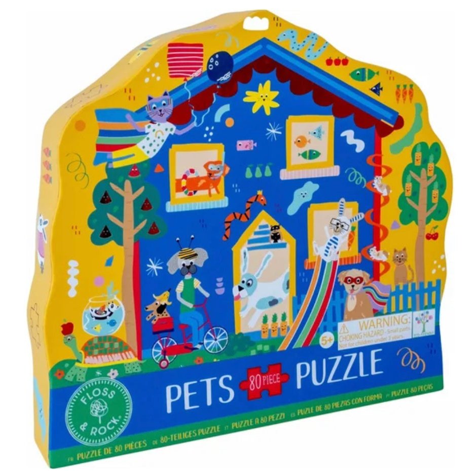 Floss & Rock 80pc Jigsaw Pets - hip-kid