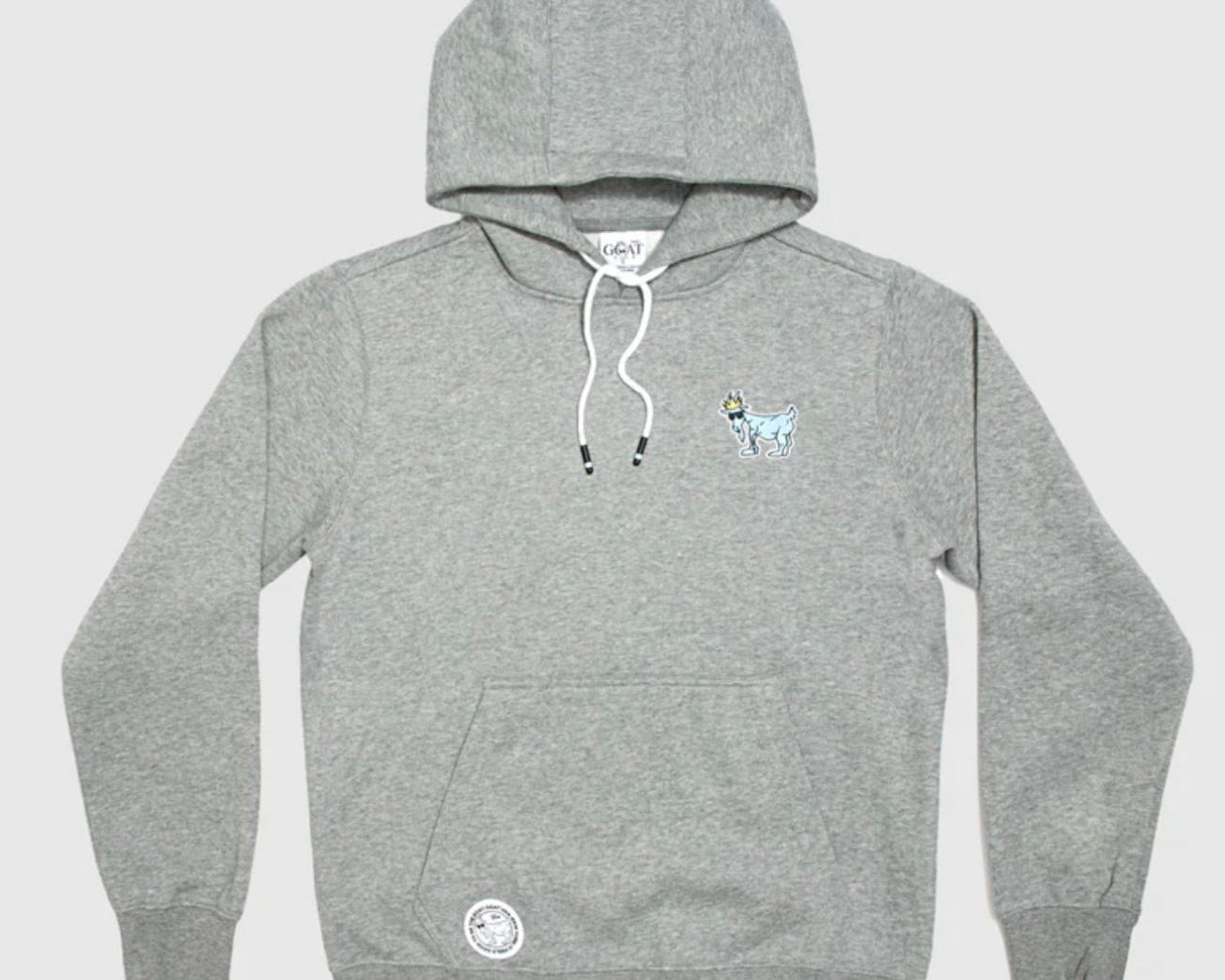 Goat USA OG Hooded Sweatshirt - Gray - hip-kid