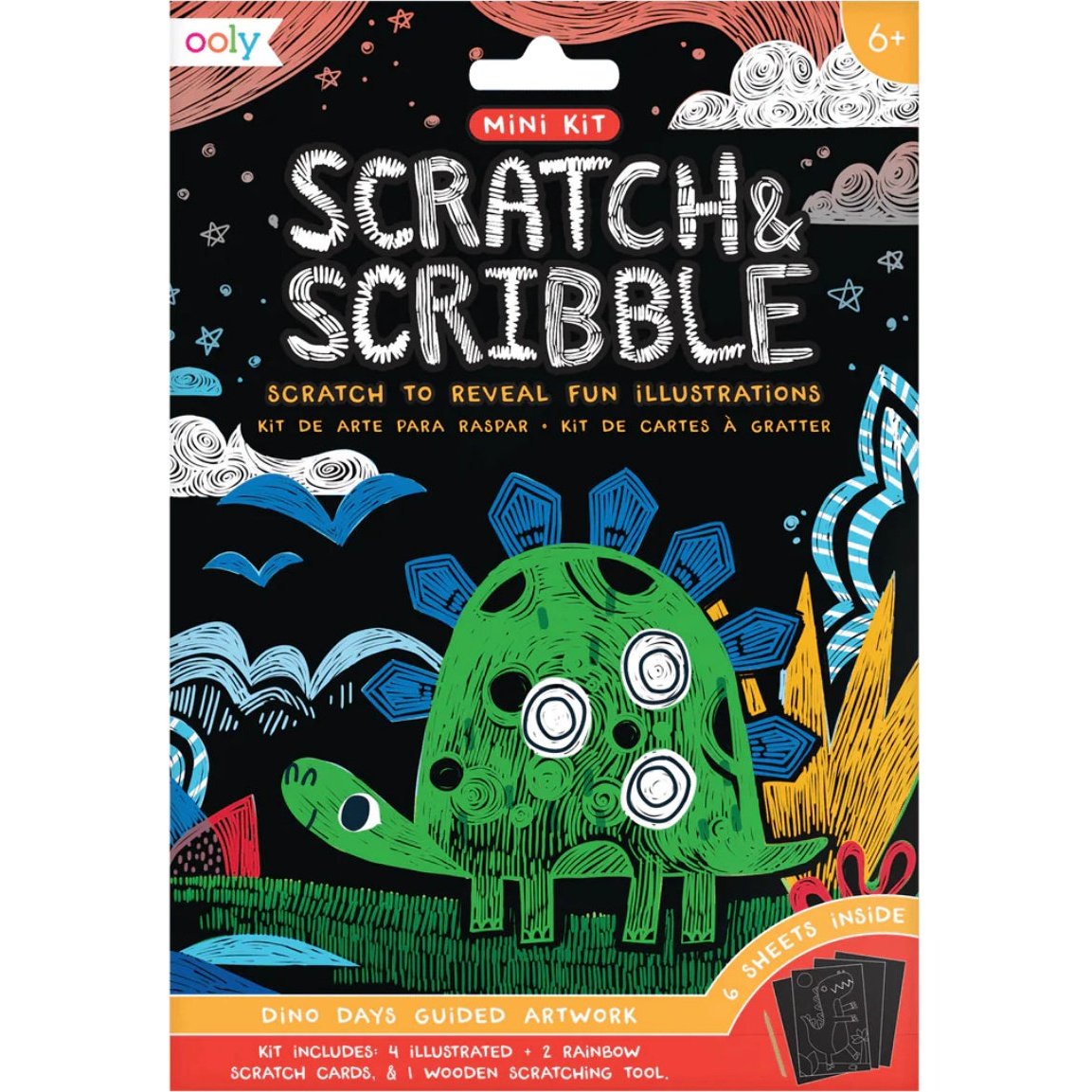 OOLY Scratch & Scribble - Mini Kit - hip-kid