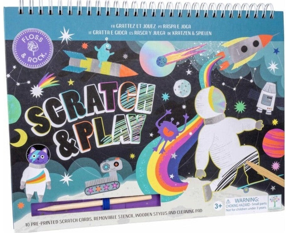 Floss & Rock Scratch Play - Space - hip-kid