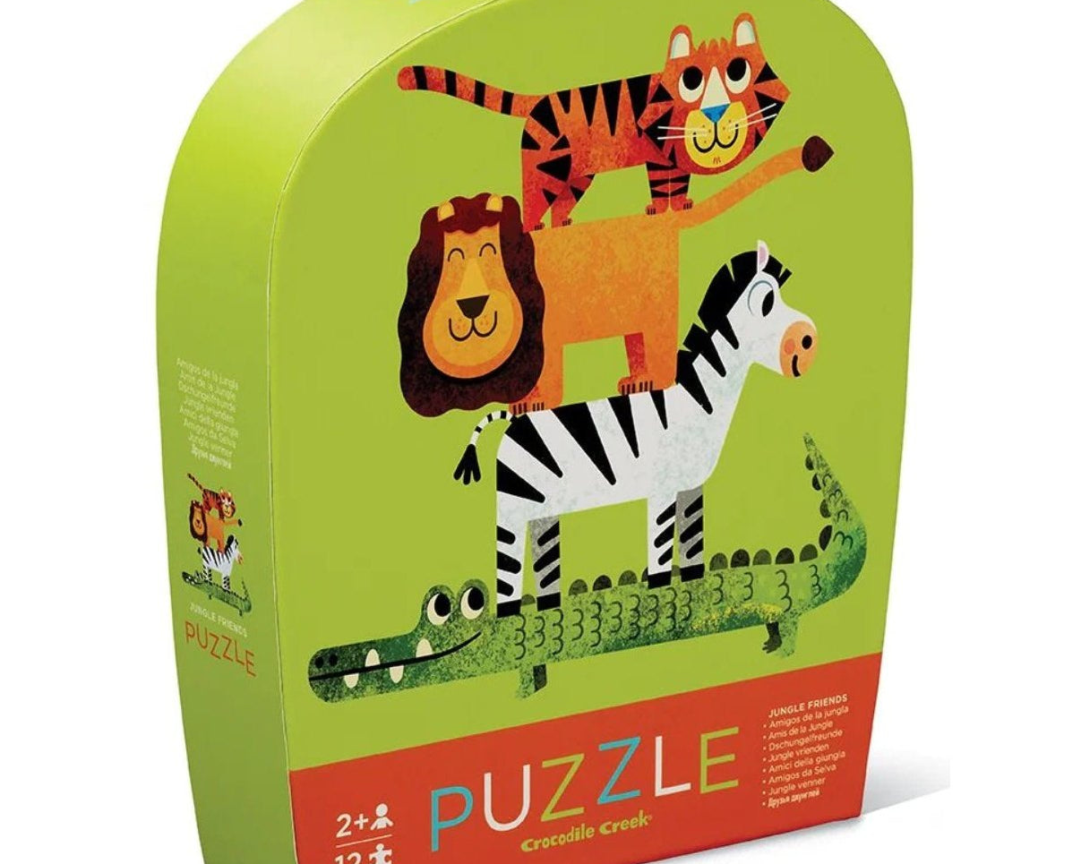 Crocodile Creek 12pc puzzle - Jungle Friends - hip-kid