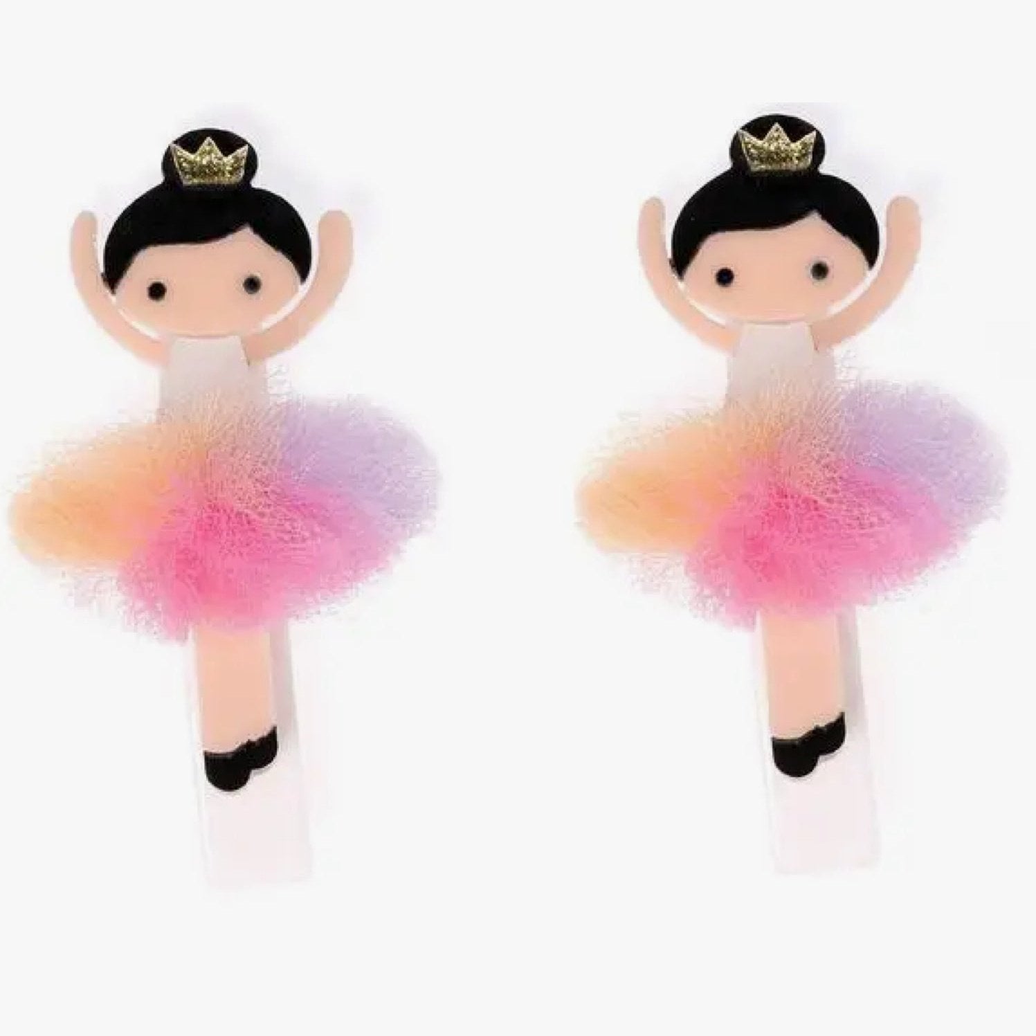 Lilies & Roses - Ballerina Rainbow Alligator Clips - hip-kid