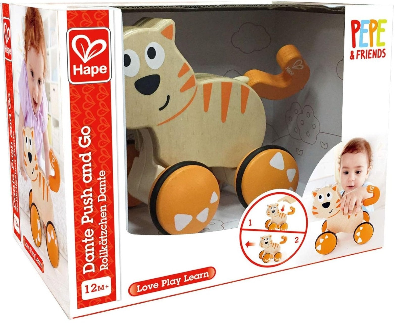 Hape Dante Push & Go - hip-kid