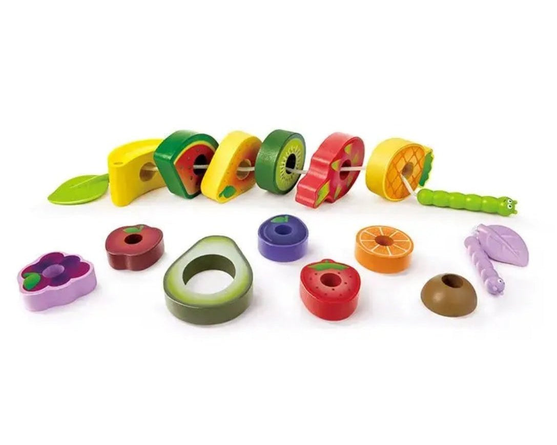 Hape Caterpillar Fruit Feast Set - hip-kid