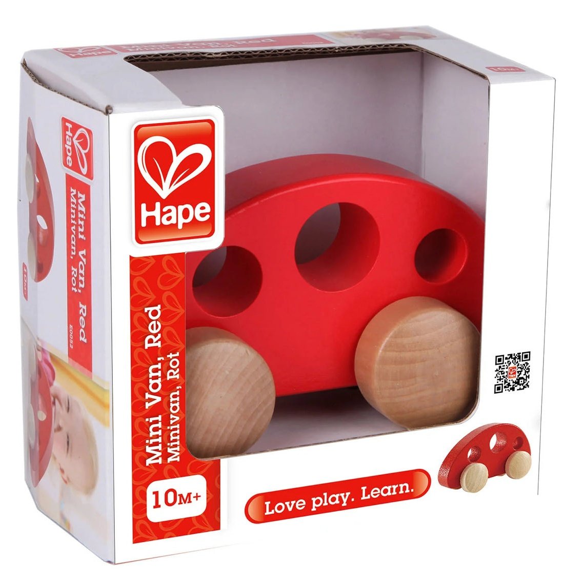 Hape Mini Van, Red - hip-kid