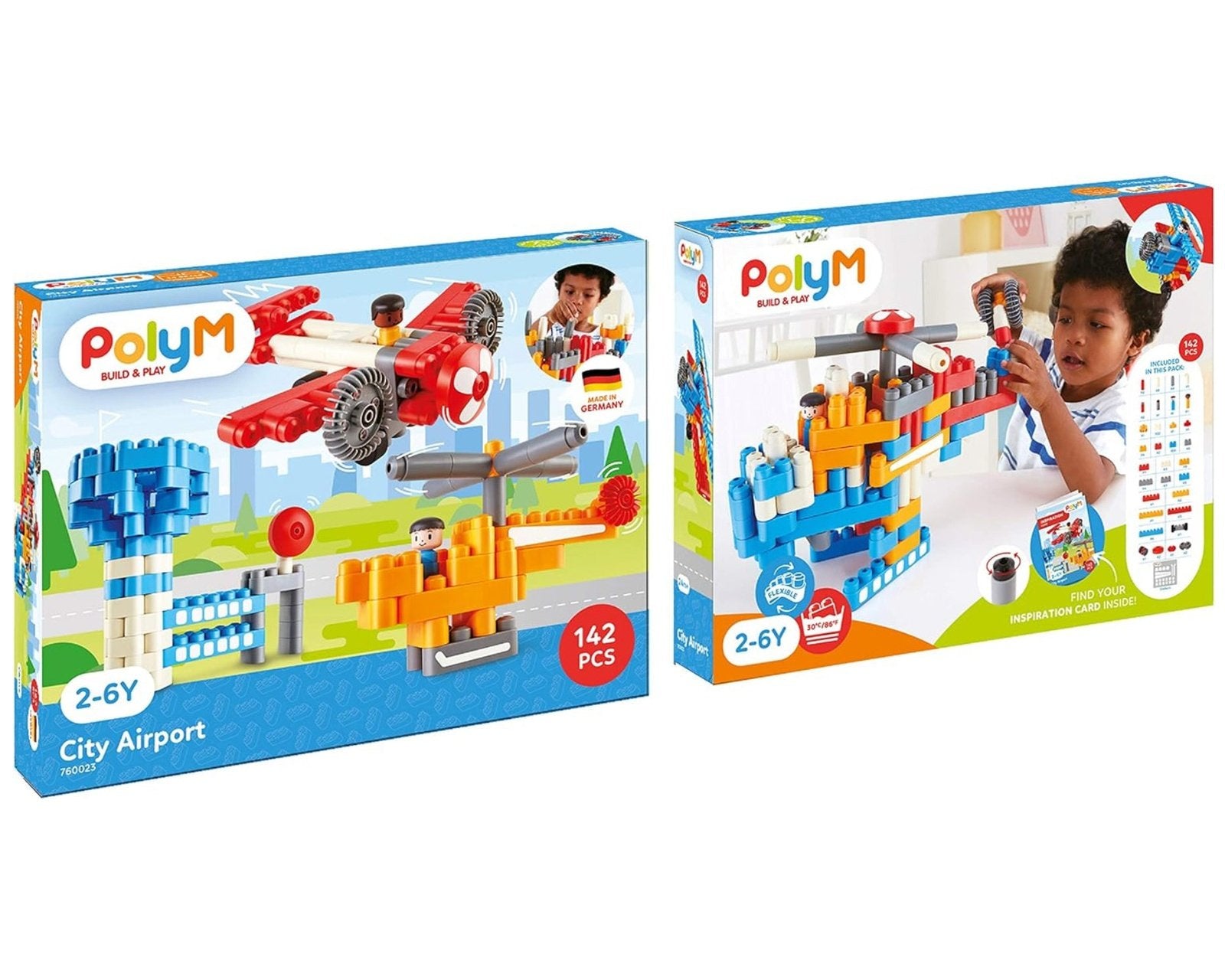 PolyM Build & Play City Airport - hip-kid