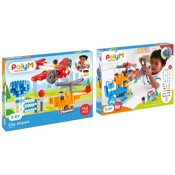 PolyM Build & Play City Airport - hip-kid