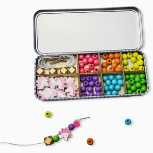 Cotton Twist Unicorn Bracelet Bead Kit - hip-kid