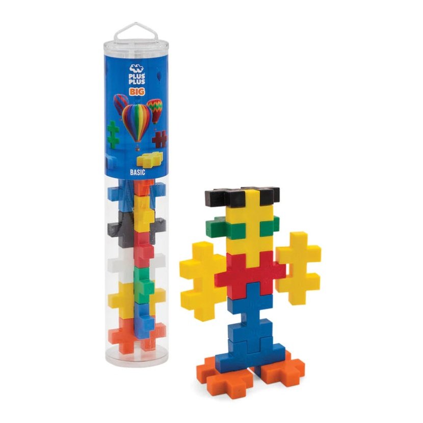 Plus Plus BIG Tube - 15 pc basic *New* - hip-kid