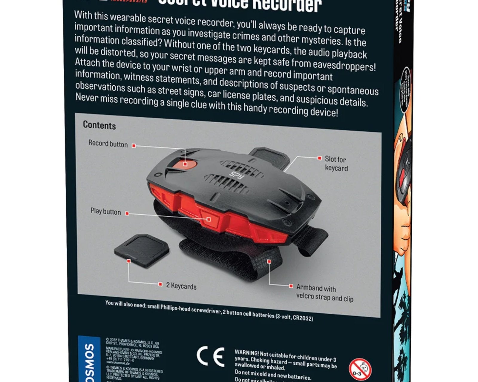 Thames & Kosmos Spy Labs: Secret Voice Recorder - hip-kid