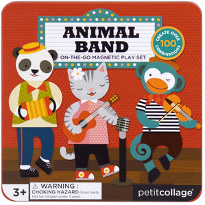 Petit Collage Magnetic Play Set Animal Band - hip-kid