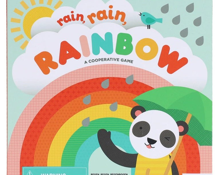 Petit Collage Rain Rainbow Game - hip-kid