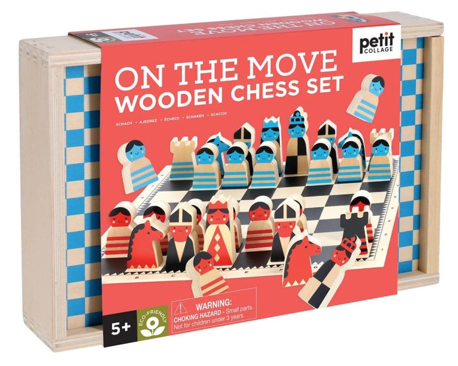 Petit Collage On The Move Chess - hip-kid