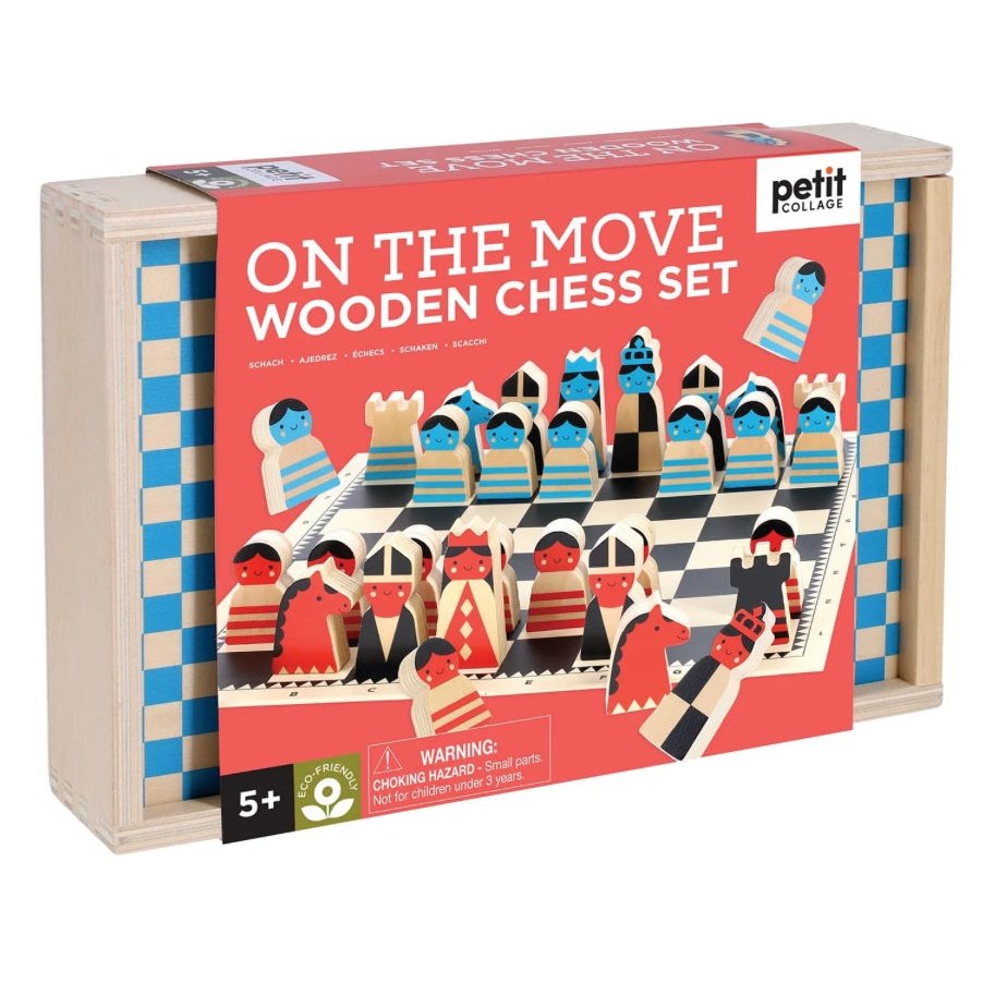 Petit Collage On The Move Chess - hip-kid