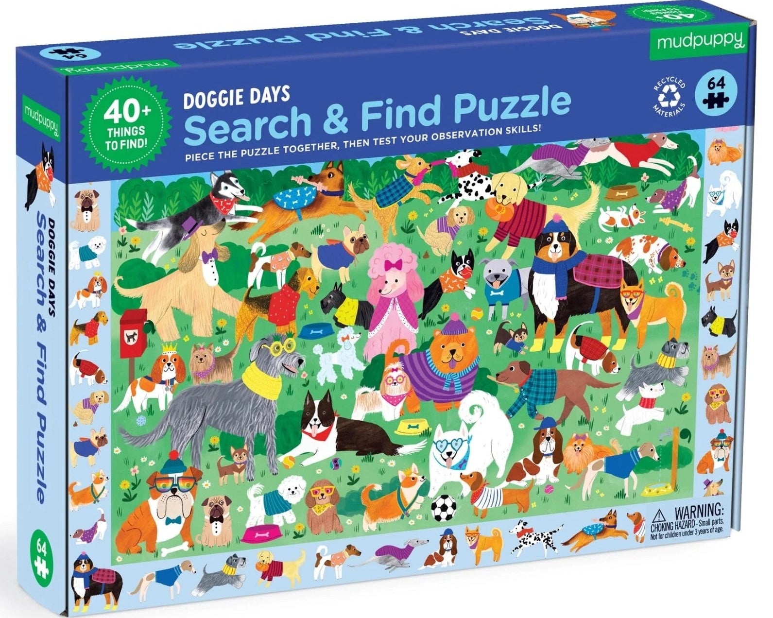 Mudpuppy Search & Find Puzzle - Doggie Days - hip-kid
