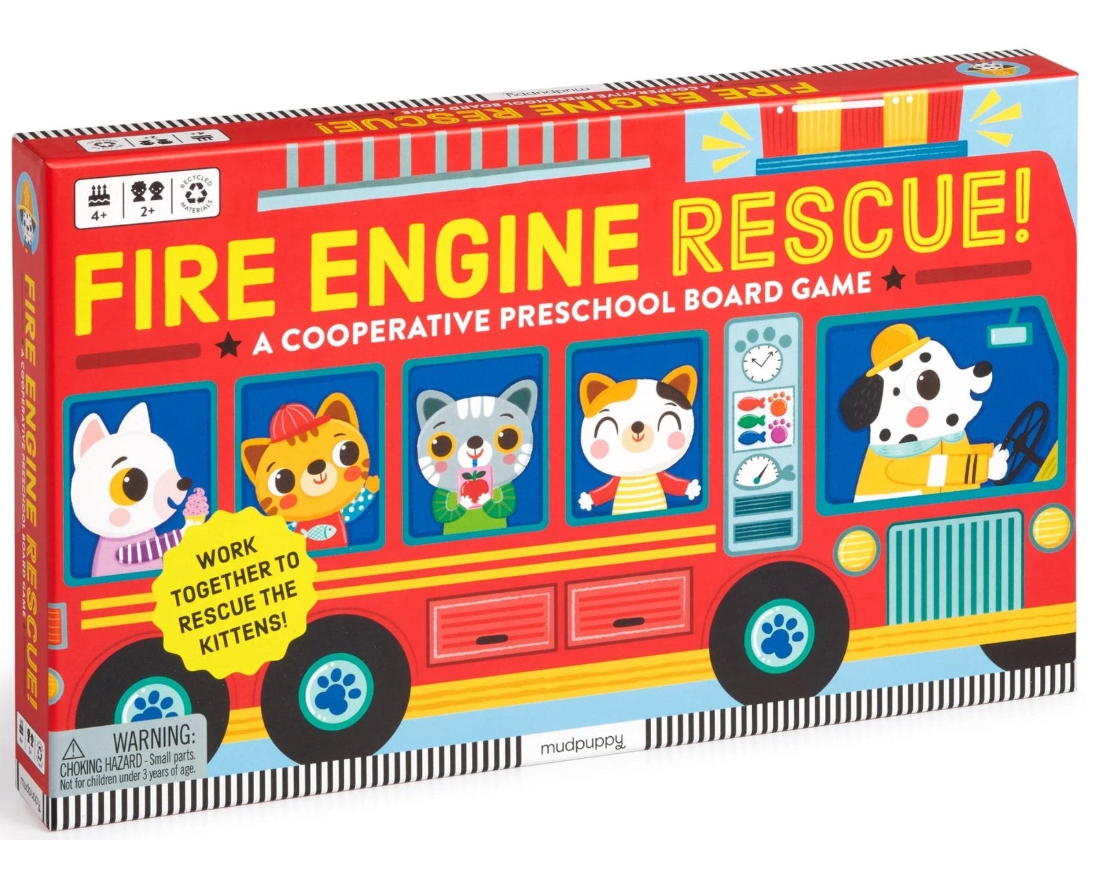 Mudpuppy Fire Engine Rescue - hip-kid