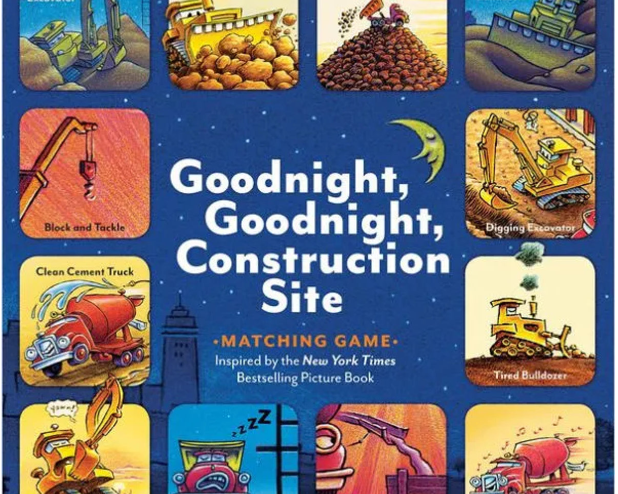 Goodnight Goodnight Construction Site Matching Game - hip-kid