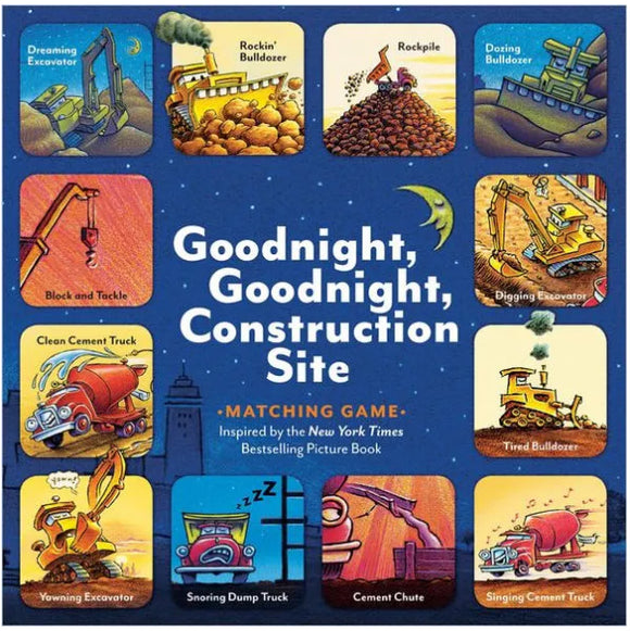 Goodnight Goodnight Construction Site Matching Game - hip-kid