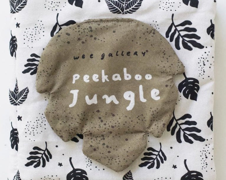 Wee Gallery Peekaboo Jungle Crinkle Book - hip-kid