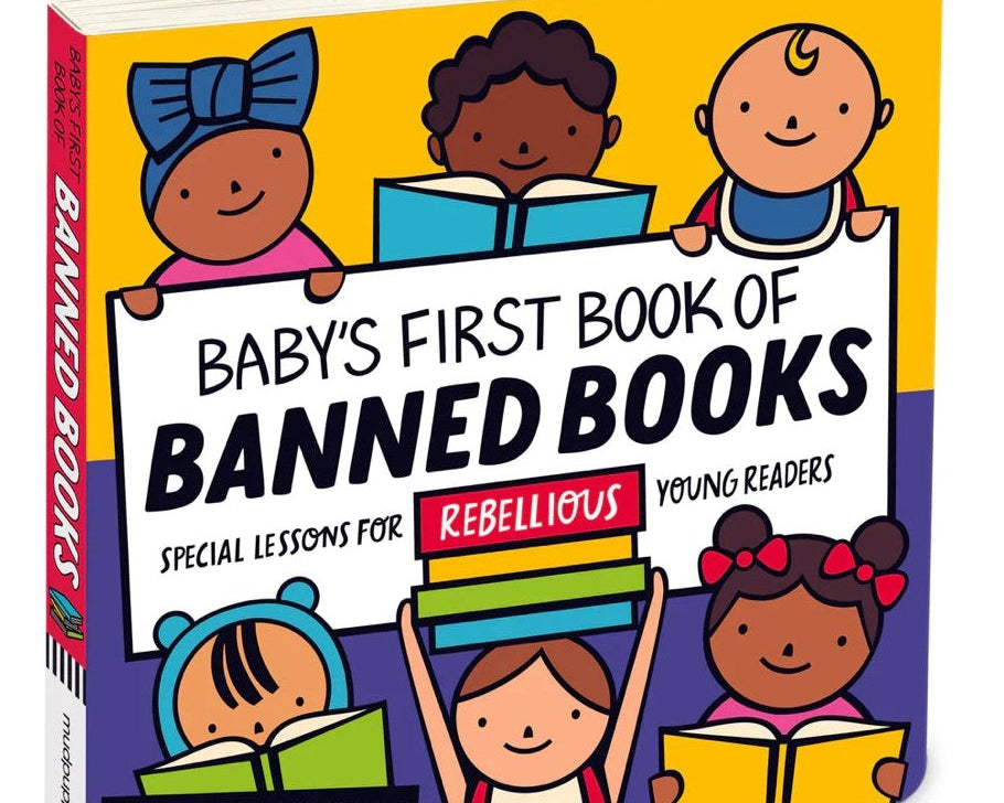 Mudpuppy Baby’s First Book of Banned Books - hip-kid