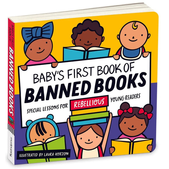 Mudpuppy Baby’s First Book of Banned Books - hip-kid