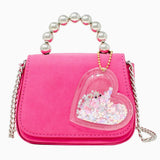 Zomi Gems - Tiny Metal Handle Heart Handbag - hip-kid