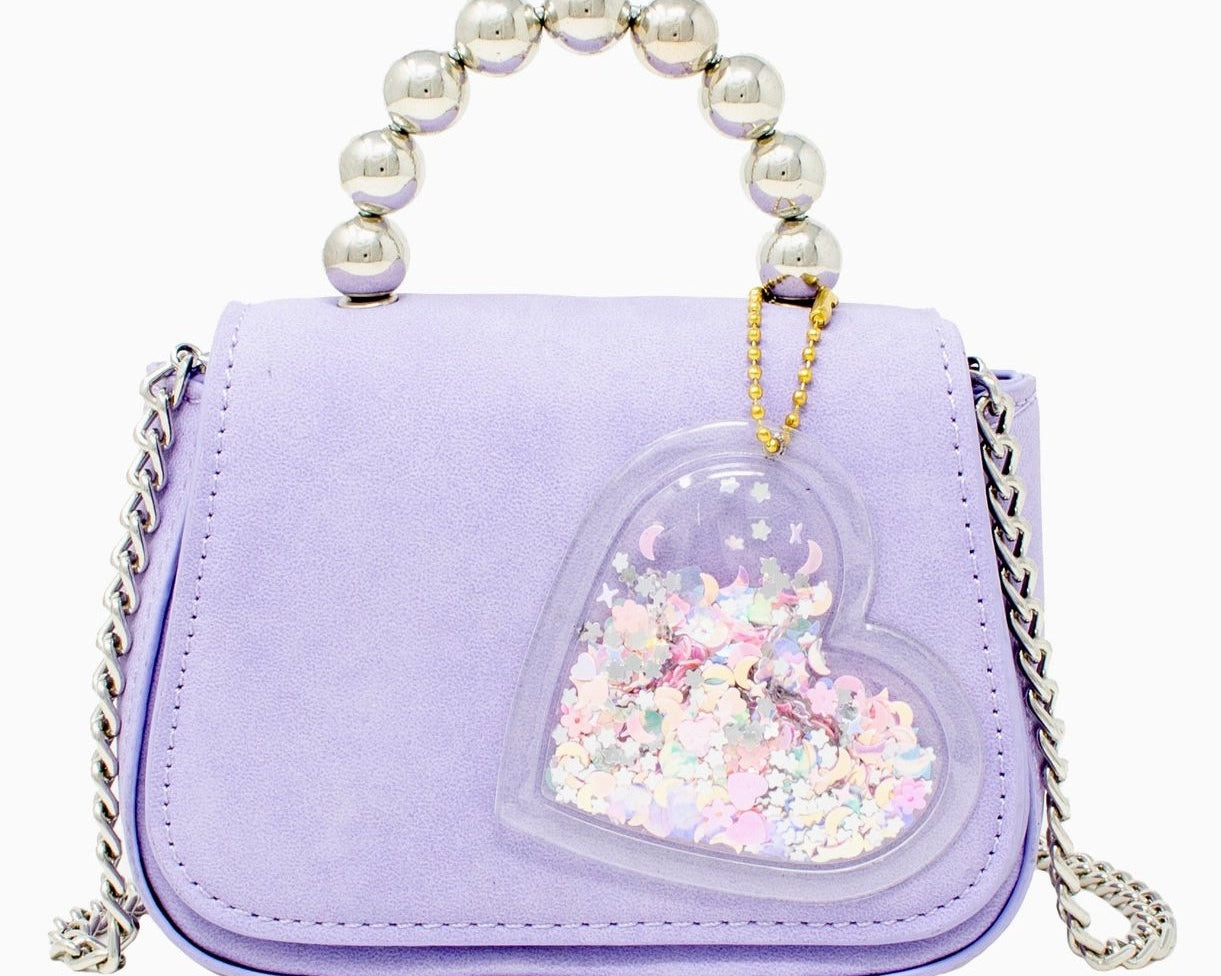 Zomi Gems - Tiny Metal Handle Heart Handbag - hip-kid