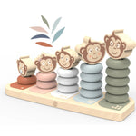 Speedy Monkey Monkey Family Stacker - hip-kid