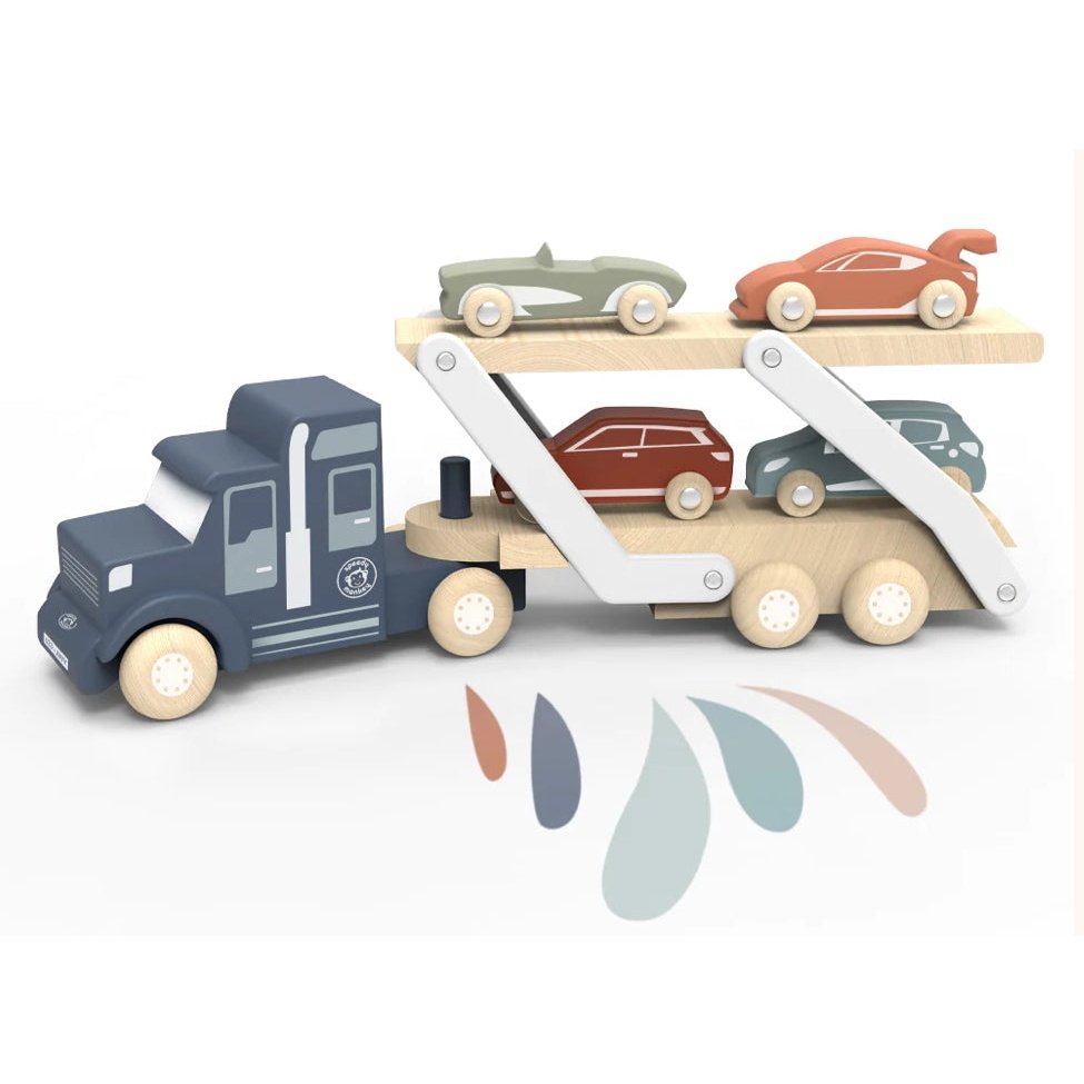 Speedy Monkey Car Transporter - hip-kid