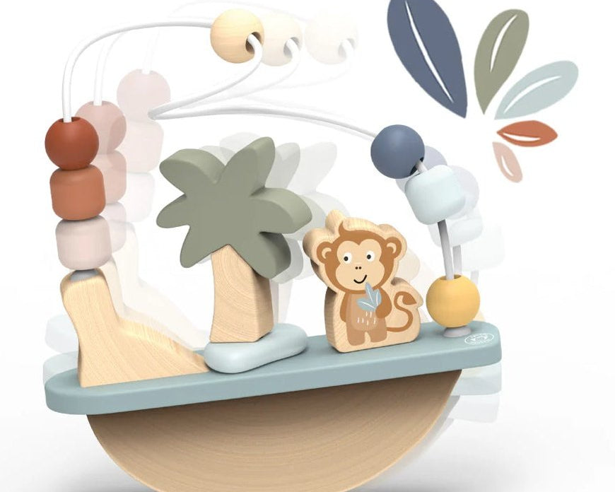 Speedy Monkey Rocking Beads Maze - hip-kid