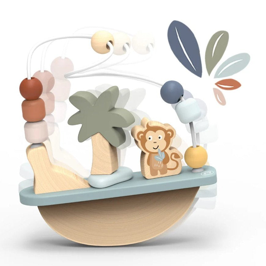 Speedy Monkey Rocking Beads Maze - hip-kid