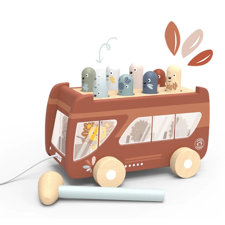 Speedy Monkey Bus Pounding Bench - hip-kid