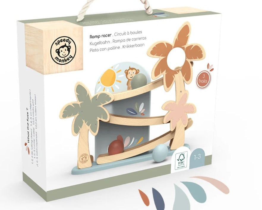 Speedy Monkey Ramp Racer - hip-kid