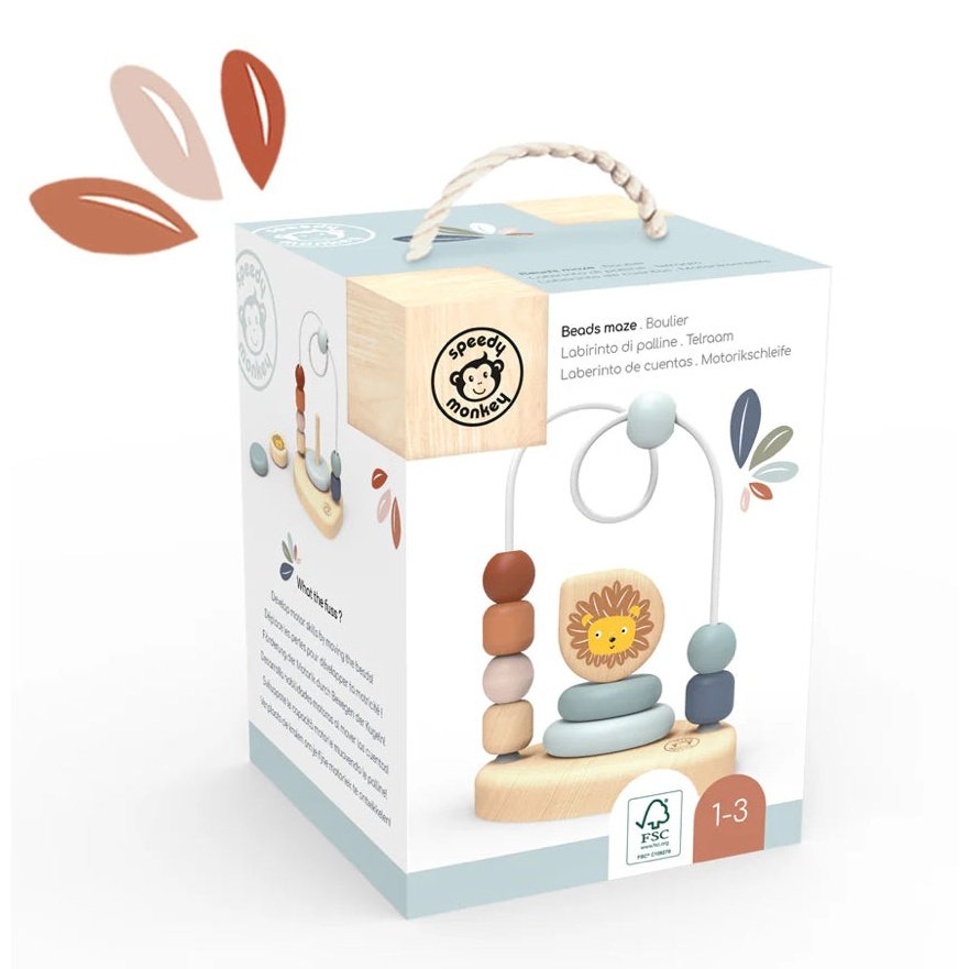 Speedy Monkey Bead Maze - hip-kid