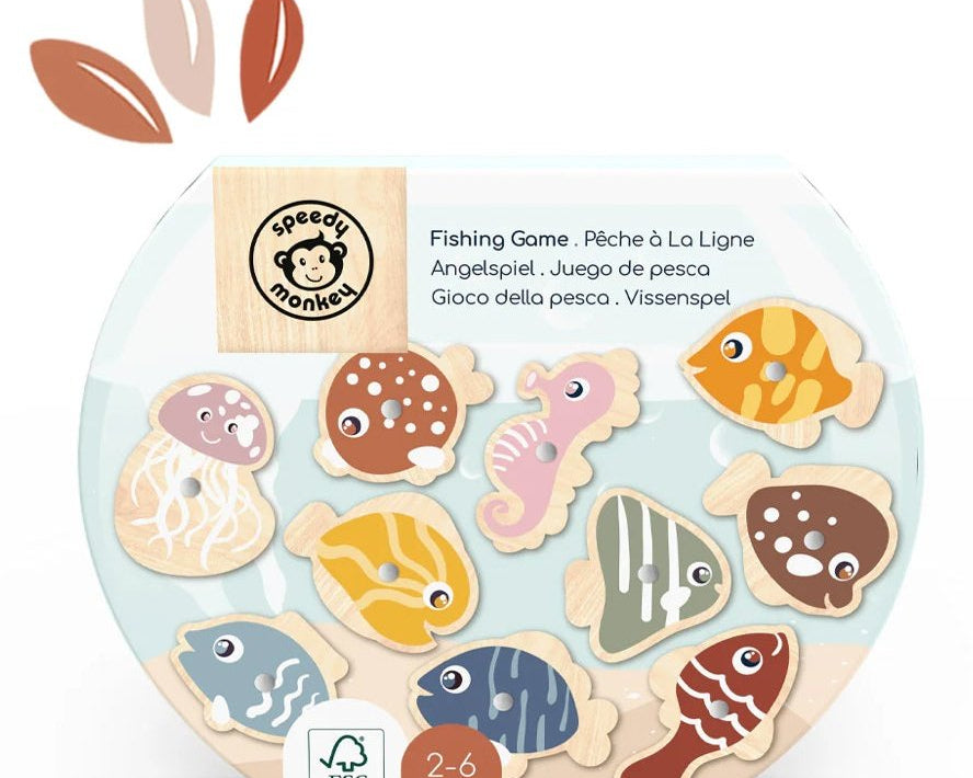 Speedy Monkey Fishing Game - hip-kid