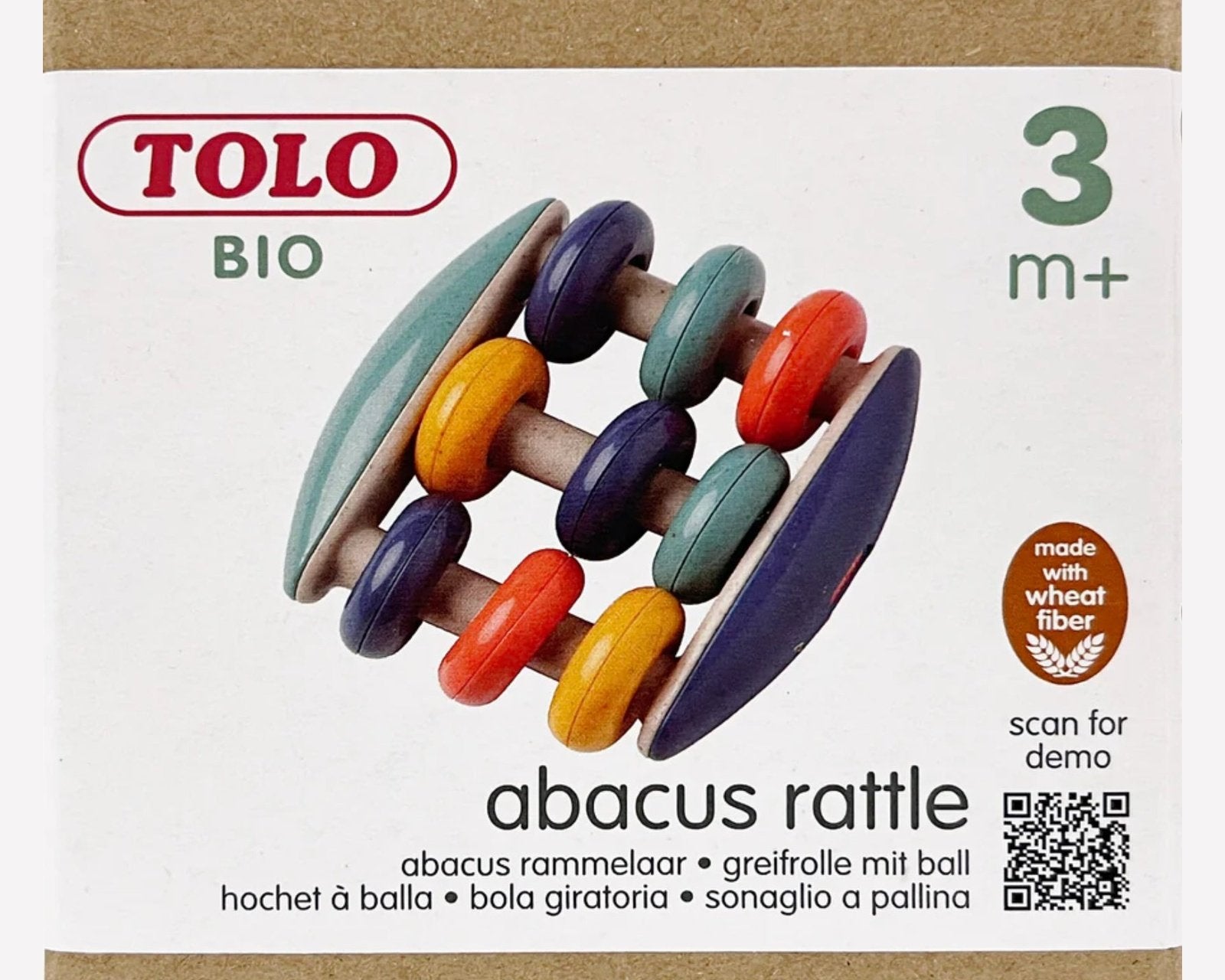 Speedy Monkey Tolo Abacus Rattle - hip-kid
