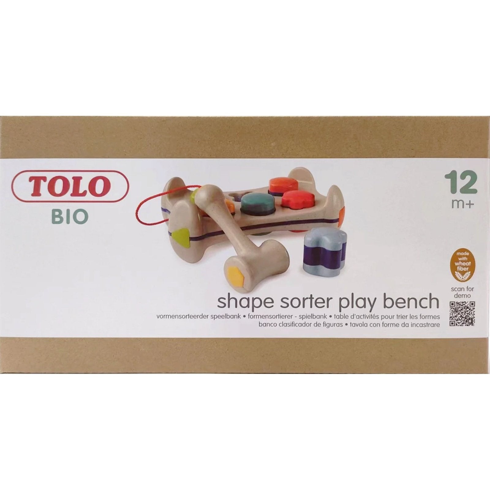 Speedy Monkey Tolo Shape Sorter Play Bench - hip-kid