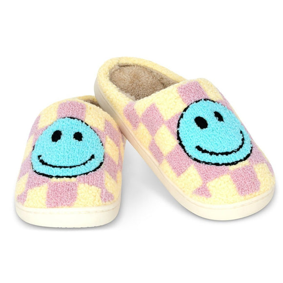 Iscream Happy Check Slippers - hip-kid