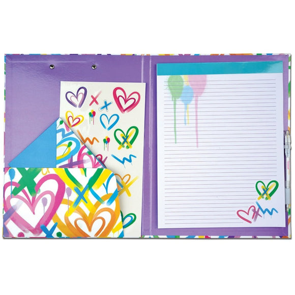 Iscream Corey Paige Hearts Clipboard Set - hip-kid