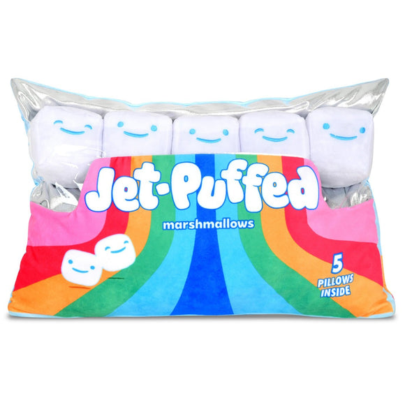 Iscream Jet-Puffed Marshmeallows Packaging Fleece Pillow - hip-kid