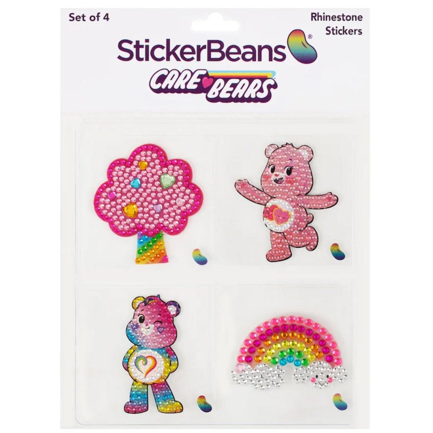 Sticker Beans - Care Bears Set of 4 - hip-kid