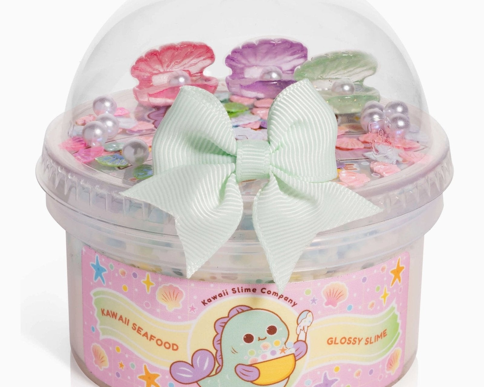 Kawaii Slime Company Seafood Glossy Semi-Floam Slime - hip-kid