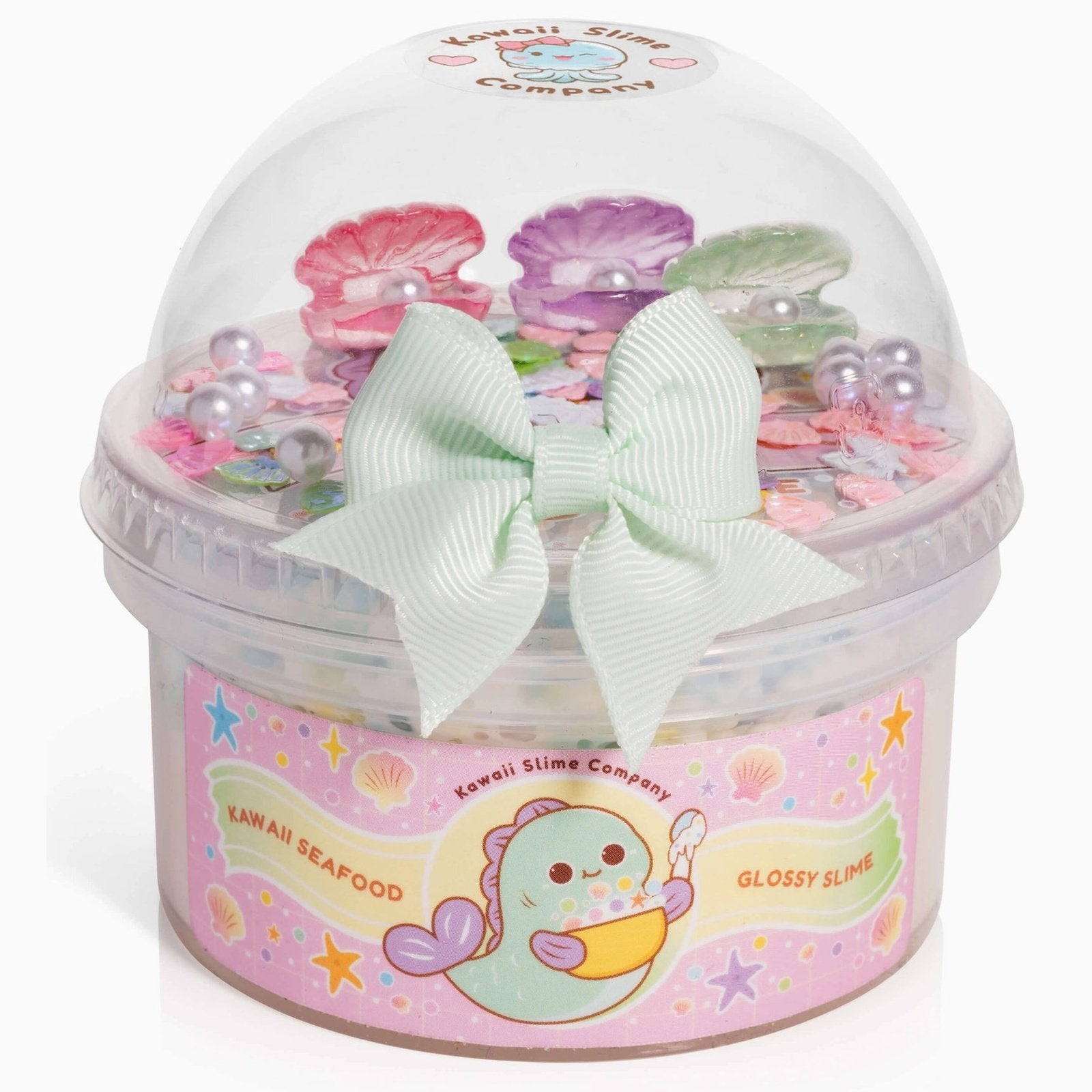 Kawaii Slime Company Seafood Glossy Semi-Floam Slime - hip-kid