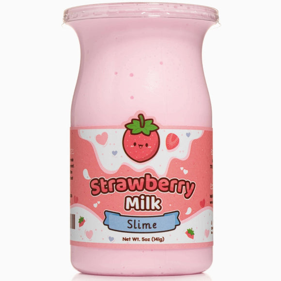 Kawaii Slime Company Strawberry Milk Slime