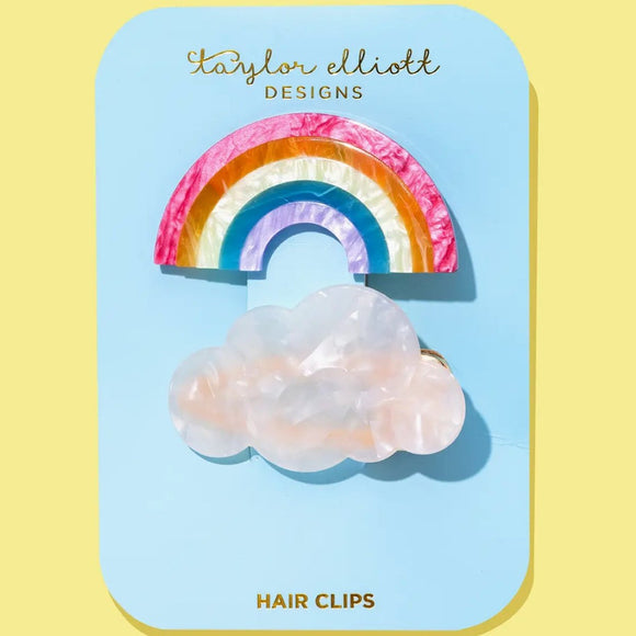 Taylor Elliott Designs Clip Set Rainbow - hip-kid