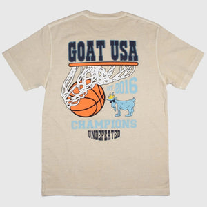 Goat USA Undefeated Basketball T-Shirt - Sand Shell - hip-kid