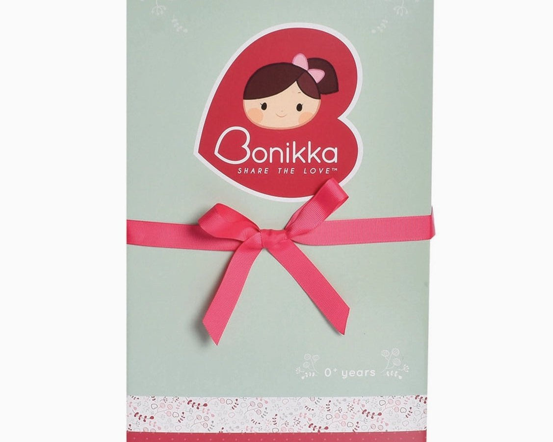 Bonikka Cecilia Dark Brown Hair in Cream Linen Dress - hip-kid